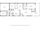 Detailed floor plan showcasing the layout of the house, including room dimensions, and the placement of amenities at 3810 Darston St, Palm Harbor, FL 34685