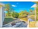The backyard leads right to the canal, offering gorgeous views of the water at 4508 26Th S Ave, Tampa, FL 33619