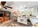Bright, open kitchen with an island and stainless steel appliances at 6821 Tierra Verde St, Port Richey, FL 34668