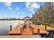 Scenic dock with kayaks available, offering access to the water for recreation and enjoyment at 7740 Blue Spring Dr, Land O Lakes, FL 34637
