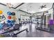 Well-appointed gym featuring modern cardio and strength training equipment at 7740 Blue Spring Dr, Land O Lakes, FL 34637