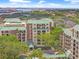 Gorgeous aerial view highlighting lush tropical landscaping of complex at 1002 S Harbour Island Blvd # 1312, Tampa, FL 33602