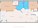 Detailed floor plan showcasing the layout of the home, including rooms and balcony at 1002 S Harbour Island Blvd # 1312, Tampa, FL 33602