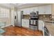 Updated kitchen featuring stainless steel appliances, granite countertops, and modern cabinets at 1002 S Harbour Island Blvd # 1312, Tampa, FL 33602