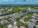 Aerial view of the property showcasing its location within a vibrant community at 11308 Callaway Pond Dr, Riverview, FL 33579