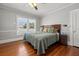 Cozy bedroom with hardwood floors, natural light, and neutral tones at 1842 Nebraska Ne Ave, St Petersburg, FL 33703