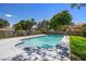 Inviting backyard swimming pool with clear blue water, perfect for enjoying sunny days and outdoor entertaining at 1842 Nebraska Ne Ave, St Petersburg, FL 33703