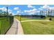 Tennis courts surrounded by lush greenery, inviting residents for outdoor activities and recreation at 19592 Breynia Dr, Lutz, FL 33558