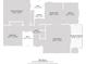 A clear floor plan showcasing the layout, including a kitchen, living room, bedrooms, bathrooms, and a screened balcony at 3585 41St S Ter # 227, St Petersburg, FL 33711