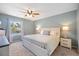 Relaxing main bedroom with a large bed and two nightstands at 3585 41St S Ter # 227, St Petersburg, FL 33711