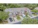 Inviting two-story townhome with attached garage, set on a well-manicured lawn with mature trees at 4603 Barnstead Dr, Riverview, FL 33578