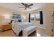 Comfortable bedroom featuring a queen-sized bed and bright natural light at 750 Burlington N Ave # 4L, St Petersburg, FL 33701