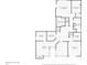 Second floor plan of a house featuring multiple bedrooms, bathrooms, and closets for ample storage at 7608 Antilla St, Tampa, FL 33625