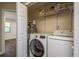 Bright laundry room with washer, dryer, and water heater at 12293 Sailwinds Dr # 206, Largo, FL 33773