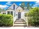 Inviting entryway with stone steps leading to a classic front door at 150 23Rd N Ave, St Petersburg, FL 33704