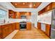 Modern kitchen with stainless steel appliances, sleek countertops, and ample cabinet space at 150 23Rd N Ave, St Petersburg, FL 33704