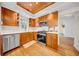 Well-equipped kitchen with stainless steel appliances, custom cabinets, and stylish countertops for easy cleanup at 150 23Rd N Ave, St Petersburg, FL 33704