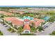 Aerial image of community clubhouse, pool and amenity center at 17228 Holly Well Ave, Wimauma, FL 33598
