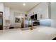 Modern kitchen featuring sleek white cabinets and new stainless appliances at 2488 Del Rio Way, Dunedin, FL 34698