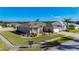 Single story home with well manicured lawn, flowerbeds and tasteful landscaping in a quiet neighborhood at 3625 Gaviota Dr, Ruskin, FL 33573