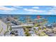Aerial view showcasing the property location at 4725 Cove Cir # 302, St Petersburg, FL 33708