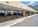 Exterior view of the parking area underneath the building at 4725 Cove Cir # 302, St Petersburg, FL 33708