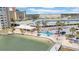 Waterfront community with a pool, beach, clubhouse and fishing pier, perfect for a relaxing coastal lifestyle at 4725 Cove Cir # 302, St Petersburg, FL 33708