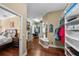 Large custom walk-in closet with built-in shelving and ample storage space in the main bedroom at 5806 Terncrest Dr, Lithia, FL 33547