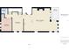 Floor plan of the second floor showing dimensions of kitchen, living room, and balcony at 600 Reserve Ln, Dunedin, FL 34698