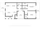 Detailed floor plan showcasing the layout of the kitchen, living spaces, bedrooms and bathrooms at 6262 142Nd N Ave # 1106, Clearwater, FL 33760