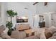 Cozy living room featuring a flat screen TV and a neutral color palette at 6262 142Nd N Ave # 1106, Clearwater, FL 33760