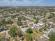 Aerial view of a neighborhood with tree-lined streets and well-maintained homes at 9100 2Nd N St, St Petersburg, FL 33702