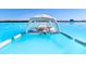 The fabulous Aquabana floating cabana offers an oasis on crystal clear lagoon waters at 9617 Branching Ship Trce, Wesley Chapel, FL 33545