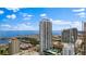 Gorgeous aerial view of the city skyline, ocean, and marina from rooftop at 100 1St N Ave # 1005, St Petersburg, FL 33701