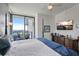 Comfortable bedroom with a waterfront view and great natural lighting at 100 1St N Ave # 1005, St Petersburg, FL 33701
