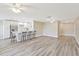 Spacious kitchen with stainless steel appliances and a bar that overlooks the living area, great for entertaining at 1203 16Th Se Cir, Largo, FL 33771