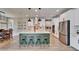 Stylish kitchen featuring a large island, modern appliances, and ample cabinet space at 13042 Pennybrook Dr, Riverview, FL 33579