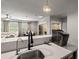 This bar area features a modern sink, faucet, and quartz countertop at 19810 Prince Benjamin Dr, Lutz, FL 33549