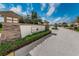 The Vista Point neighborhood entrance with manicured landscaping and clear signage at 2344 Pleasant Hill Ln, Holiday, FL 34691