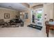 Inviting lobby with tile floor and Key Vista welcome mat at 2344 Pleasant Hill Ln, Holiday, FL 34691