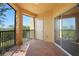 Large screened-in balcony, offering a private outdoor retreat at 4302 Bayside Village Dr # 102, Tampa, FL 33615