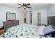 Spacious bedroom with tiled flooring, en suite bath and walk-in closet at 801 Russell Ln # 255, Brandon, FL 33510