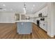 Spacious open-concept kitchen features a central island and modern appliances at 2444 Jacobs St, Port Charlotte, FL 33953