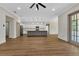 Spacious kitchen with gray island, stainless steel appliances, and plenty of counter space at 2444 Jacobs St, Port Charlotte, FL 33953