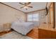 Relaxing bedroom featuring coastal decor and natural light at 2605 Fulton Sw St, Largo, FL 33774