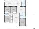 Detailed floor plan showcasing the layout of the home, including the Gathering room, kitchen, and bedrooms at 2605 Fulton Sw St, Largo, FL 33774