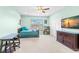 Spacious bedroom with ample closet space, soft carpet, and modern décor at 2782 Countryside Blvd # 2, Clearwater, FL 33761