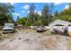 Spacious backyard with ample parking and storage, ideal for recreational vehicles and equipment at 3310 70Th N Ave, St Petersburg, FL 33702