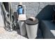 Close-up of the home's water treatment system, including tanks and filtration unit at 6505 Bimini Ct, Apollo Beach, FL 33572