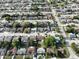 Residential neighborhood with homes and tree-lined streets from an aerial perspective at 7014 Westcott Dr, Port Richey, FL 34668
